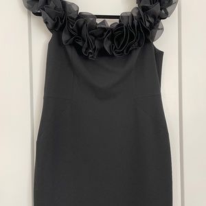 Aidan Mattox Ruffled Off the Shoulder Dress